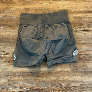 Gray Dark Sport Gym Shorts
